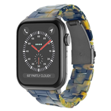 Lussoloop Fashionable Resin Apple Watch Band -Runner Green