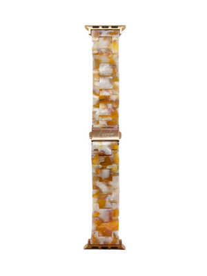 Lussoloop Fashionable Resin Apple Watch Band -Lysimachia