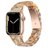 Lussoloop Fashionable Resin Apple Watch Band -Lysimachia