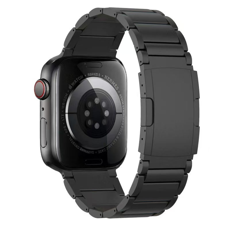 Lussoloop Titanium Pro Strap for Apple watch - Secure Fold Clasp