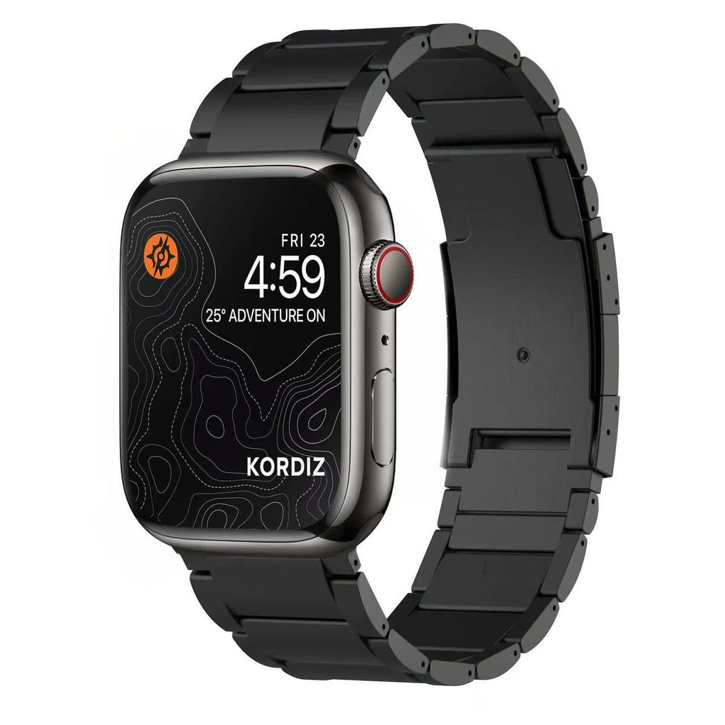 Lussoloop Titanium Pro Strap for Apple watch - Secure Fold Clasp