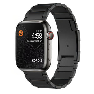 Lussoloop Titanium Pro Strap for Apple watch - Secure Fold Clasp