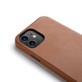 Lussoloop Premium Leather case Barenia Leather Case with MagSafe for iPhone 12 Mini