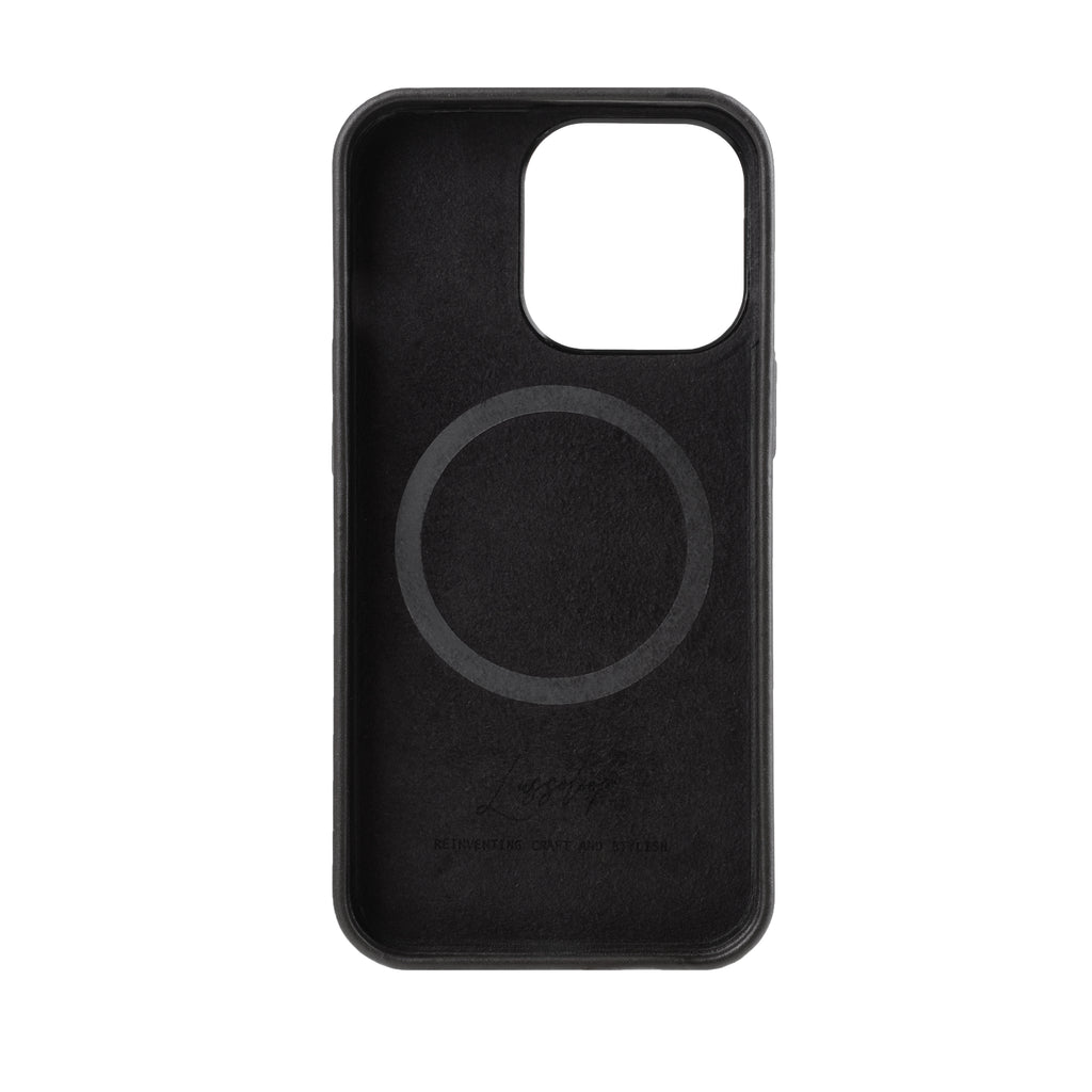 Lussoloop Premium Leather case Barenia Leather Case with MagSafe for iPhone 13 Pro Max