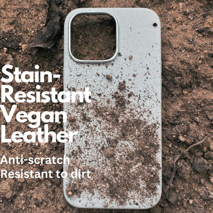 Lussoloop Urban Artisan Stain-Resistant Vegan Leather case for iPhone 16 [Compatible with MagSafe and Wireless Charging]
