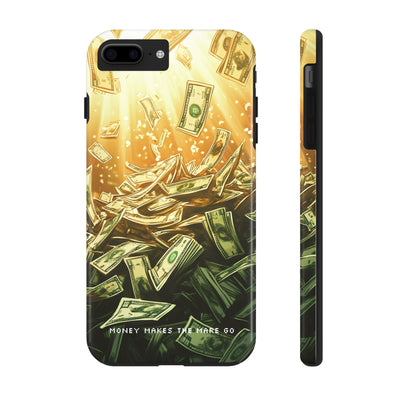 Currency Cascade Brilliance with a Twist Phone Cases