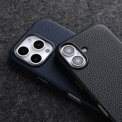 Lussoloop Premium Leather case Top-Grade CowhideTrendy Colors Shockproof Protection for iPhone 16