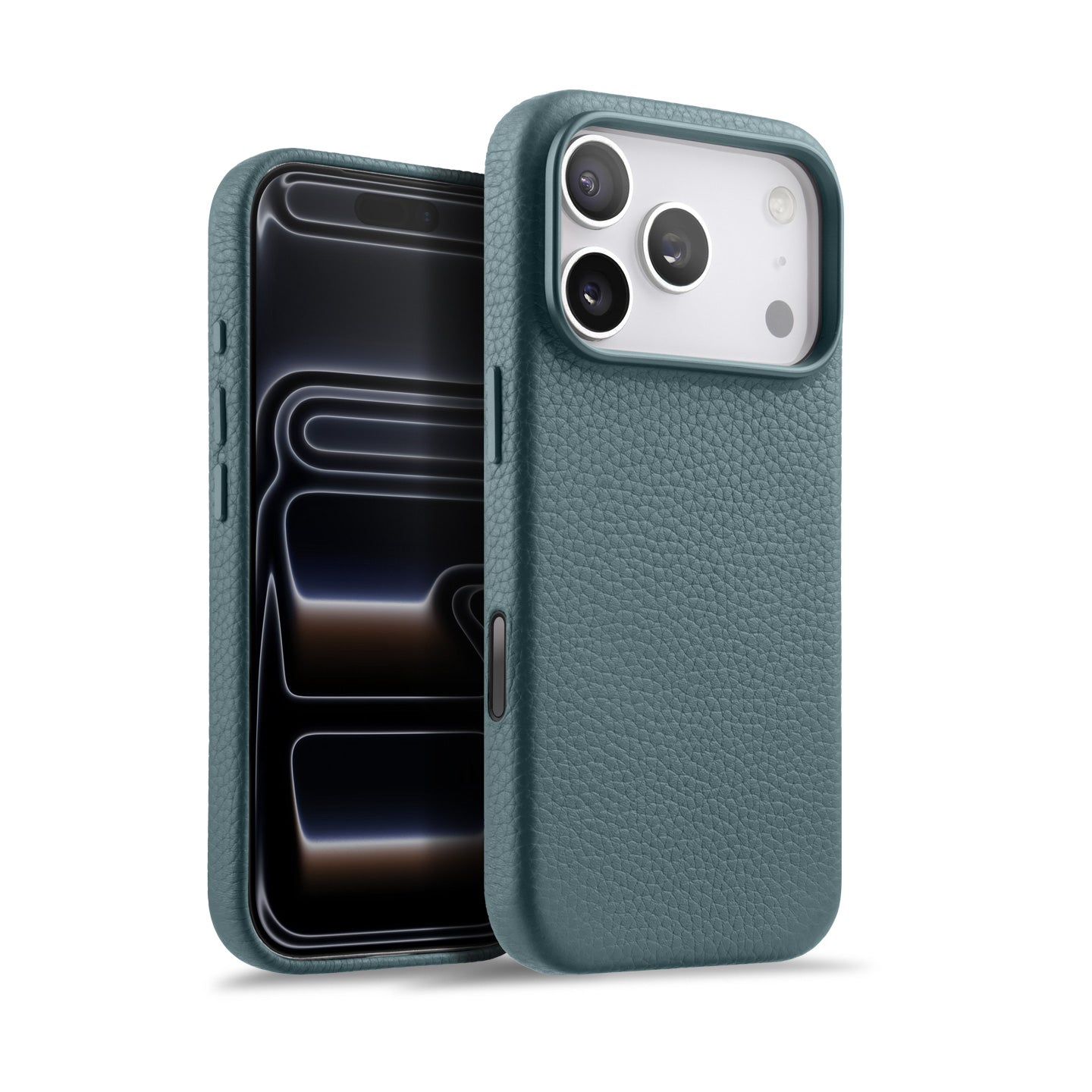 Lussoloop Premium Leather case Top-Grade CowhideTrendy Colors Shockproof Protection for iPhone 17