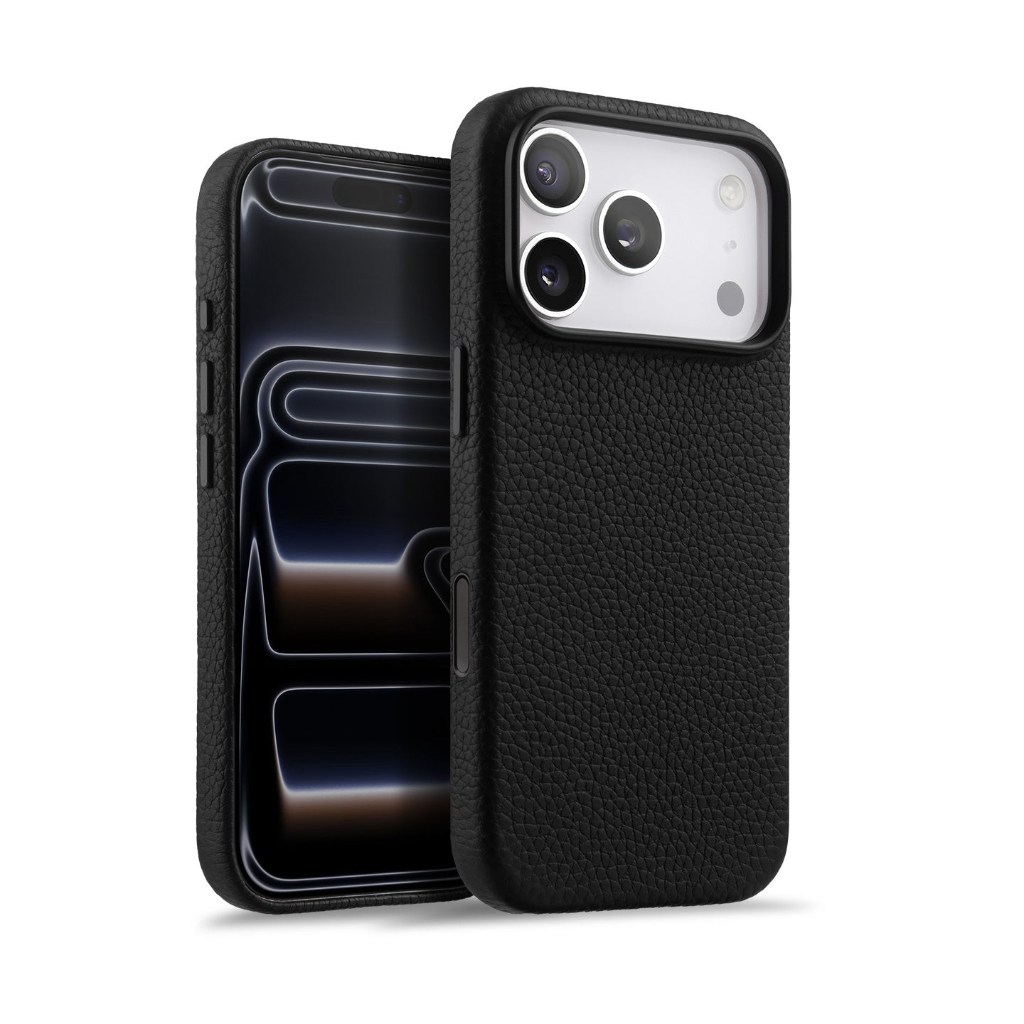 Lussoloop Premium Leather case Top-Grade CowhideTrendy Colors Shockproof Protection for iPhone 17