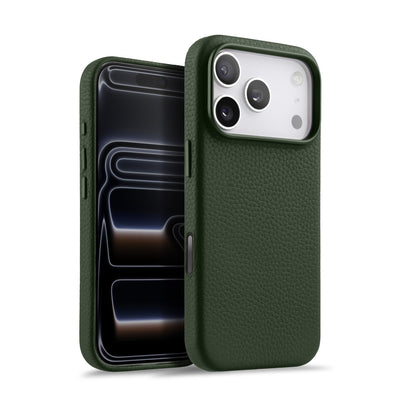 Lussoloop Premium Leather case Top-Grade CowhideTrendy Colors Shockproof Protection for iPhone 17