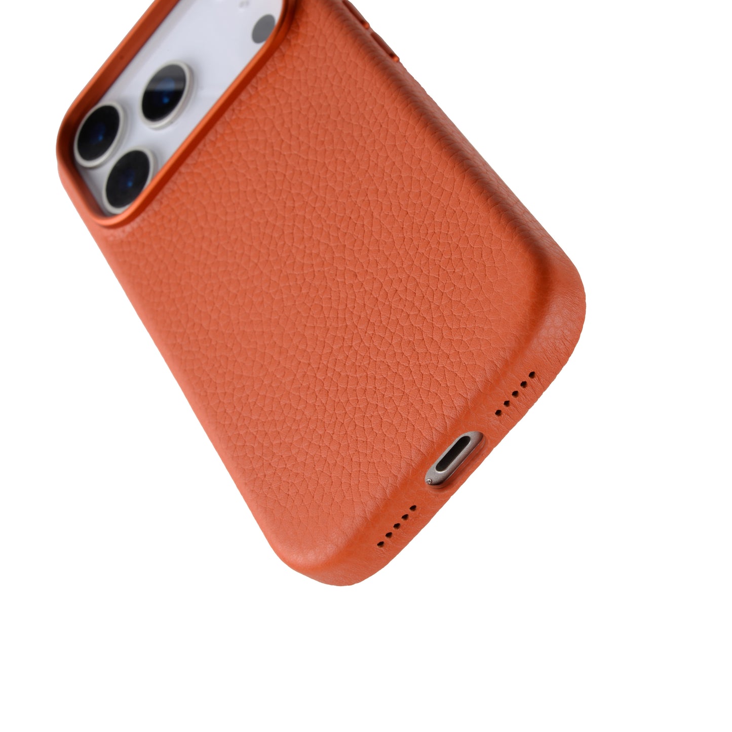 Lussoloop Premium Leather case Top-Grade CowhideTrendy Colors Shockproof Protection for iPhone 17