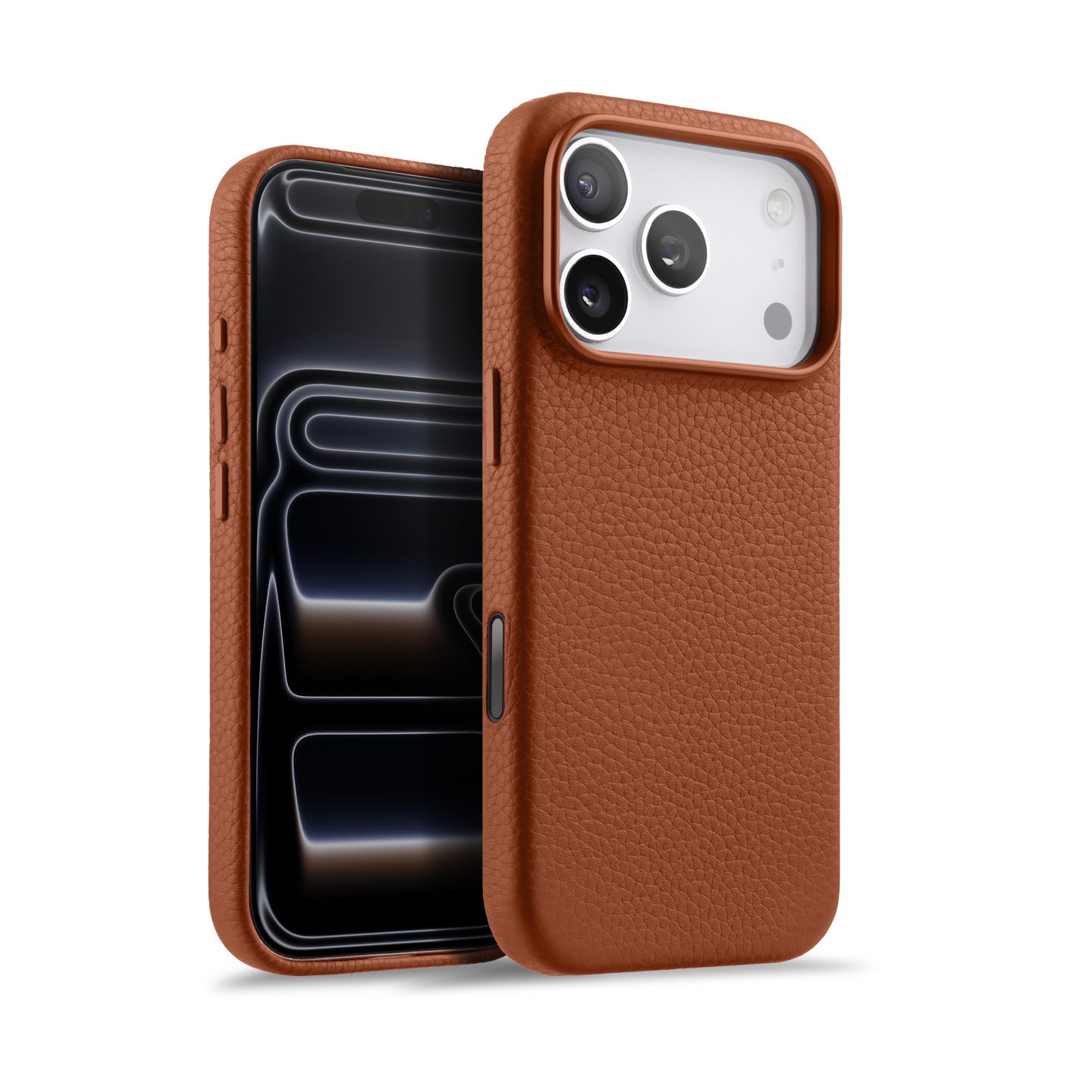 Lussoloop Premium Leather case Top-Grade CowhideTrendy Colors Shockproof Protection for iPhone 17