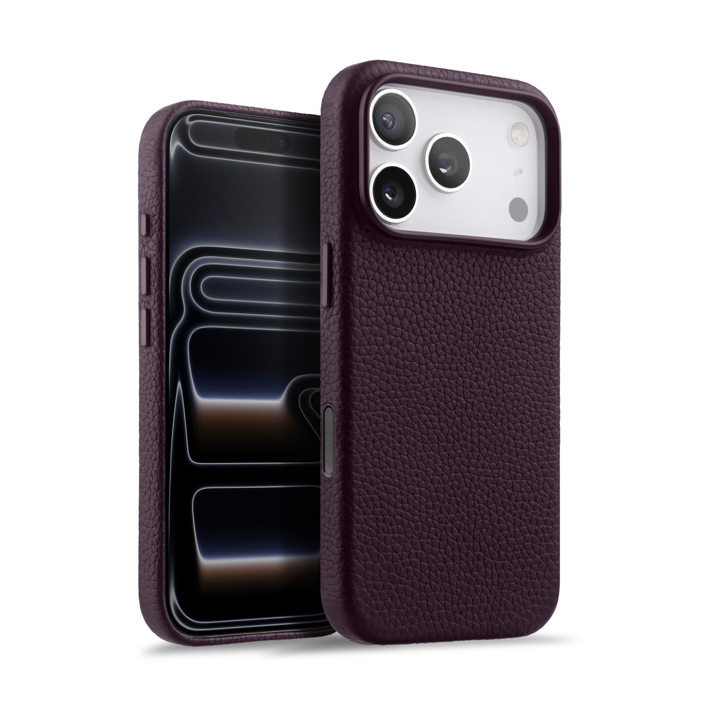 Lussoloop Premium Leather case Top-Grade CowhideTrendy Colors Shockproof Protection for iPhone 17