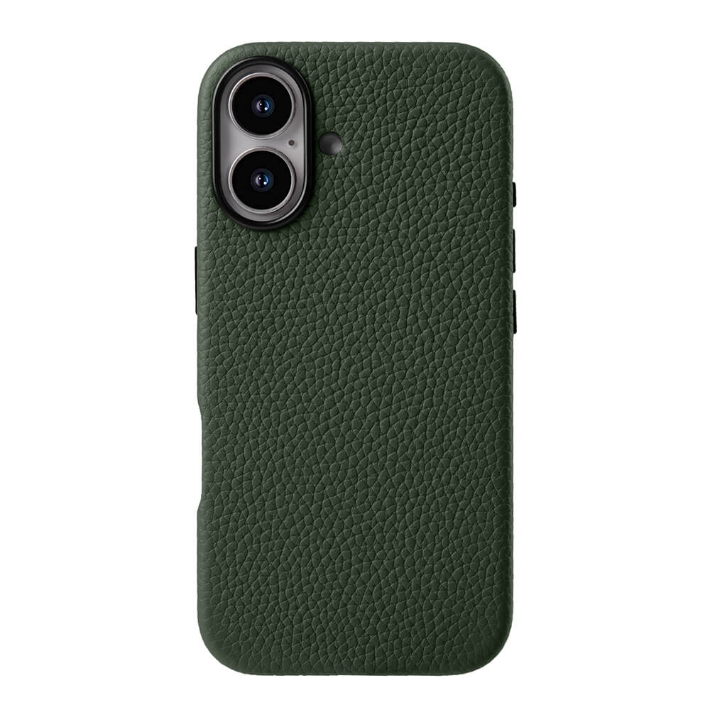 Lussoloop Premium Leather case Top-Grade CowhideTrendy Colors Shockproof Protection for iPhone 16