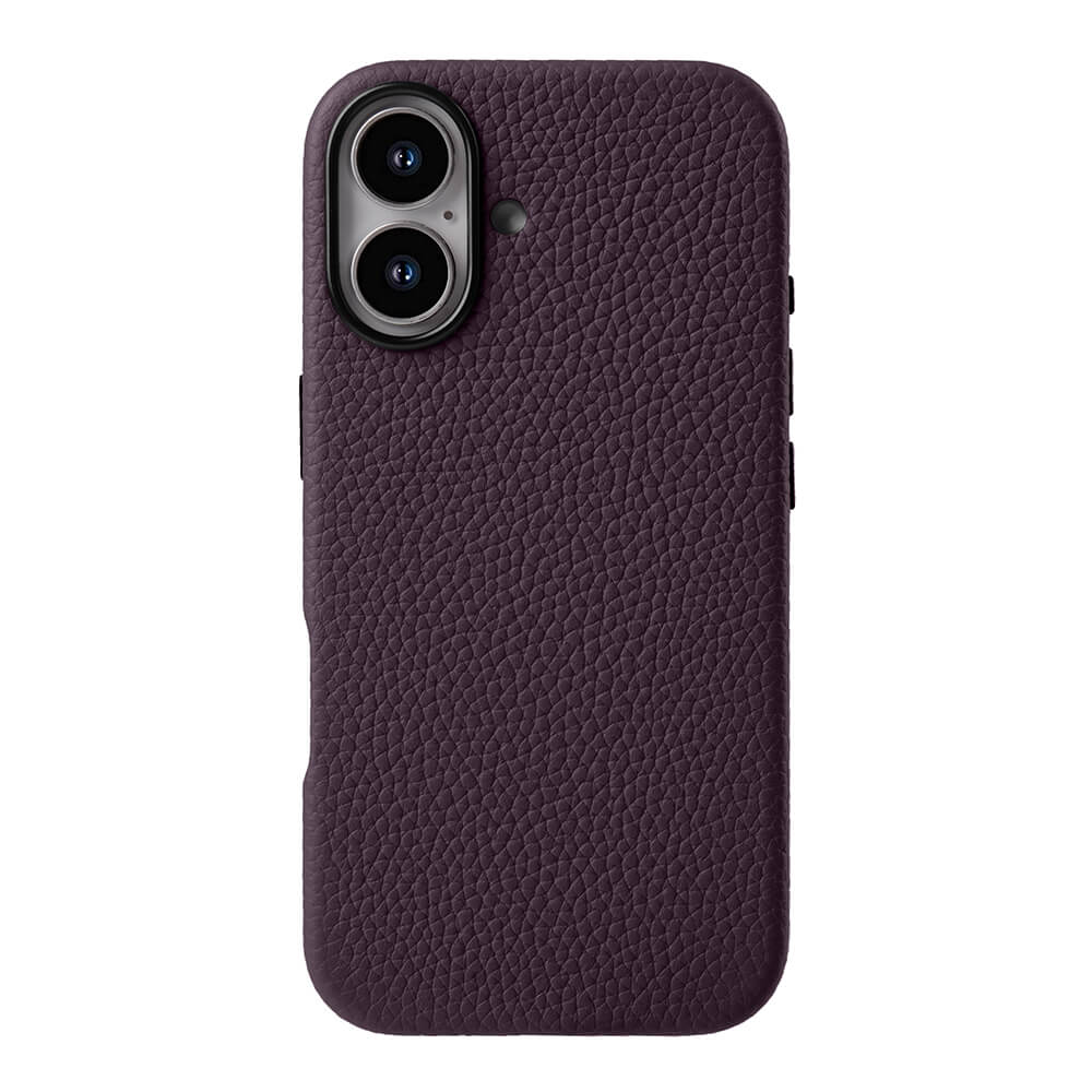 Lussoloop Premium Leather case Top-Grade CowhideTrendy Colors Shockproof Protection for iPhone 16