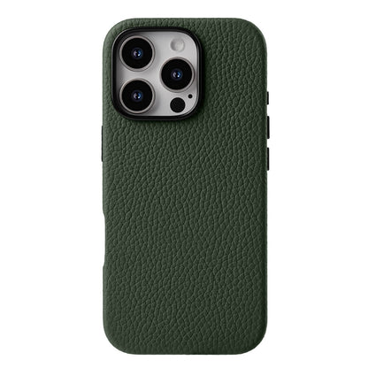 Lussoloop Premium Leather case Top-Grade CowhideTrendy Colors Shockproof Protection for iPhone 16