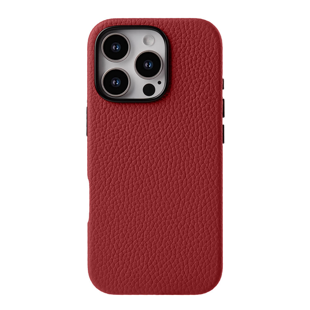 Lussoloop Premium Leather case Top-Grade CowhideTrendy Colors Shockproof Protection for iPhone 16