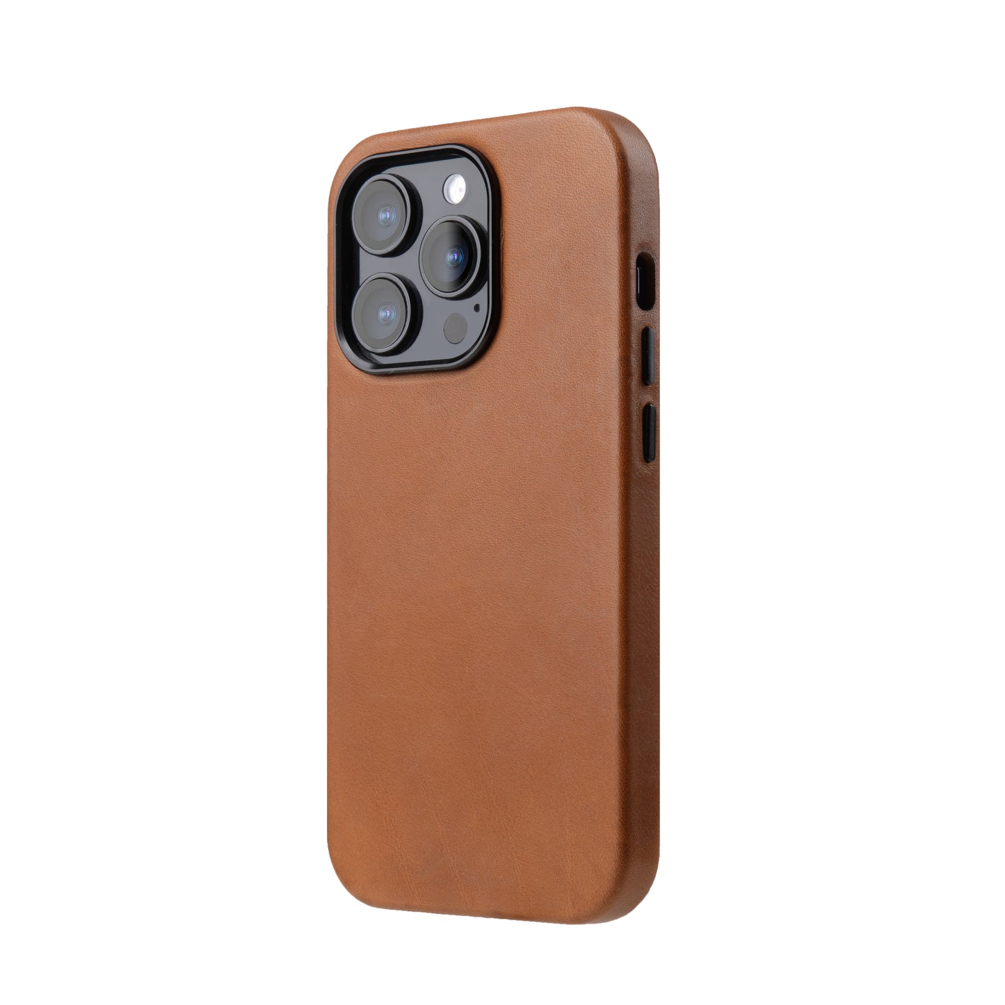 Lussoloop Premium Leather Phone Case Barenia Leather Case with MagSafe for iPhone 14 Pro