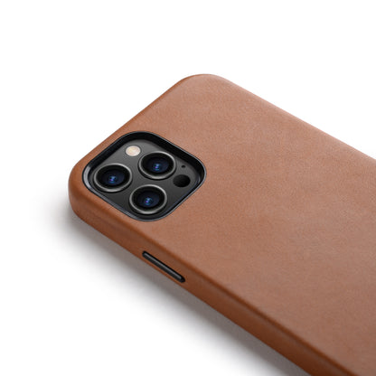Lussoloop Premium Leather case Barenia Leather Case with MagSafe for iPhone 12 /12 Pro