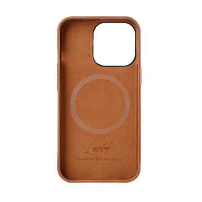 Lussoloop Premium Leather case Barenia Leather Case with MagSafe for iPhone 13 Pro
