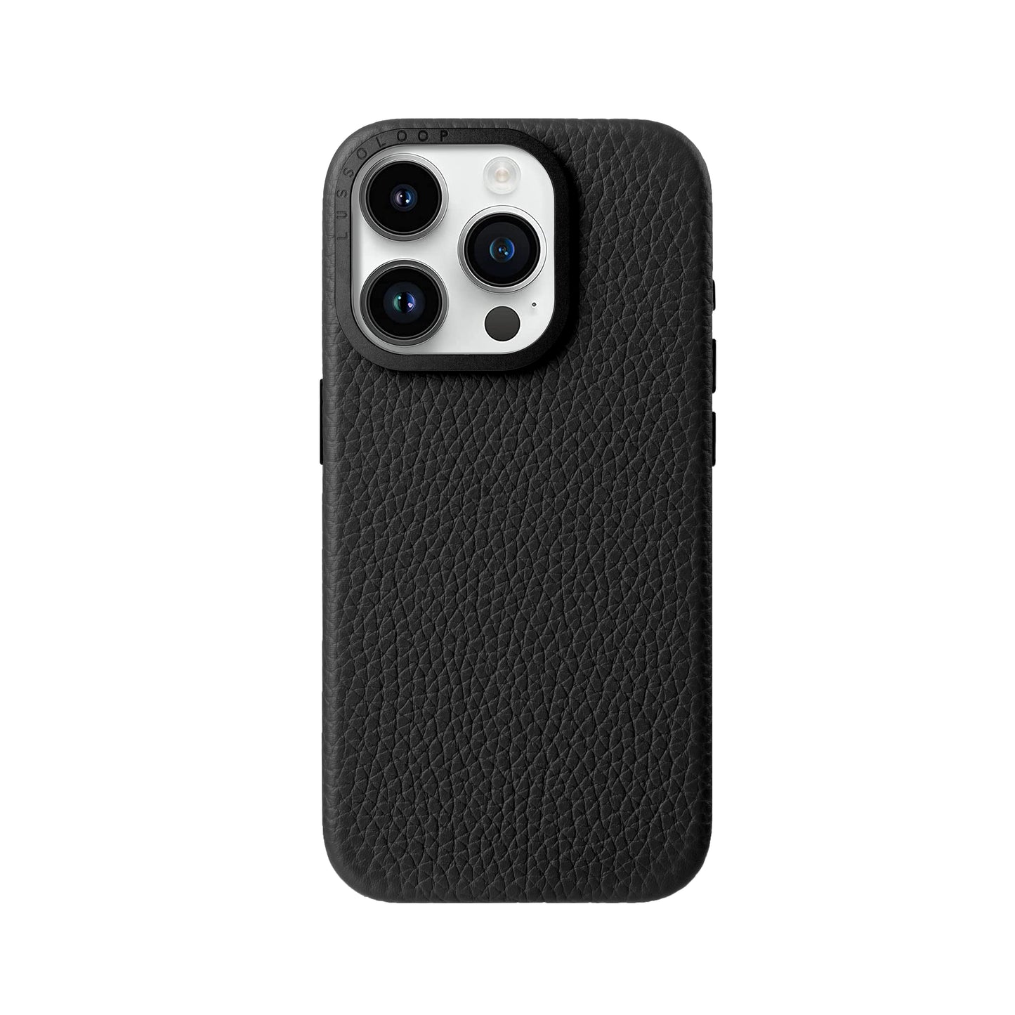 Lussoloop Premium Leather case Top-Grade CowhideTrendy Colors Shockproof Protection for iPhone 15